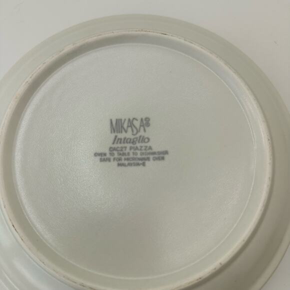 Vintage Vegetable Bowl Mikasa Piazza Intaglio 8.5 inch Memphis Style Post Modern - Picture 6 of 9